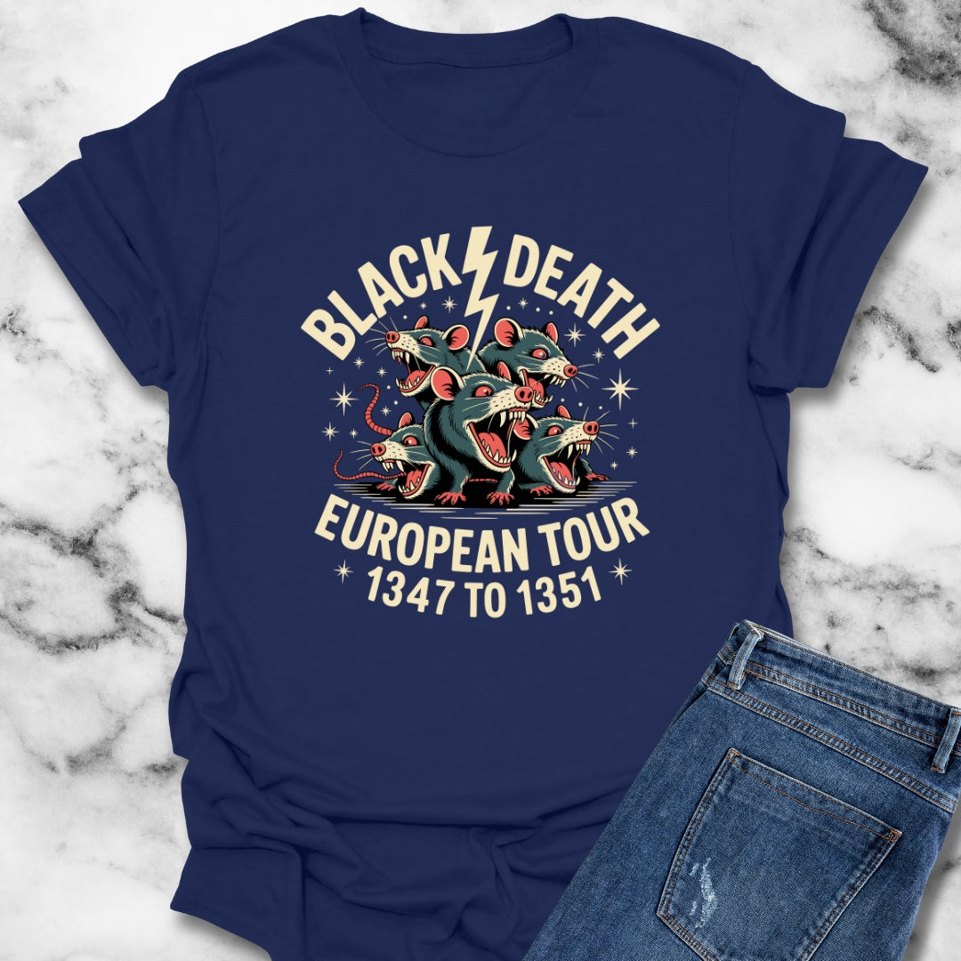 Black Death European Tour Rats T-Shirt