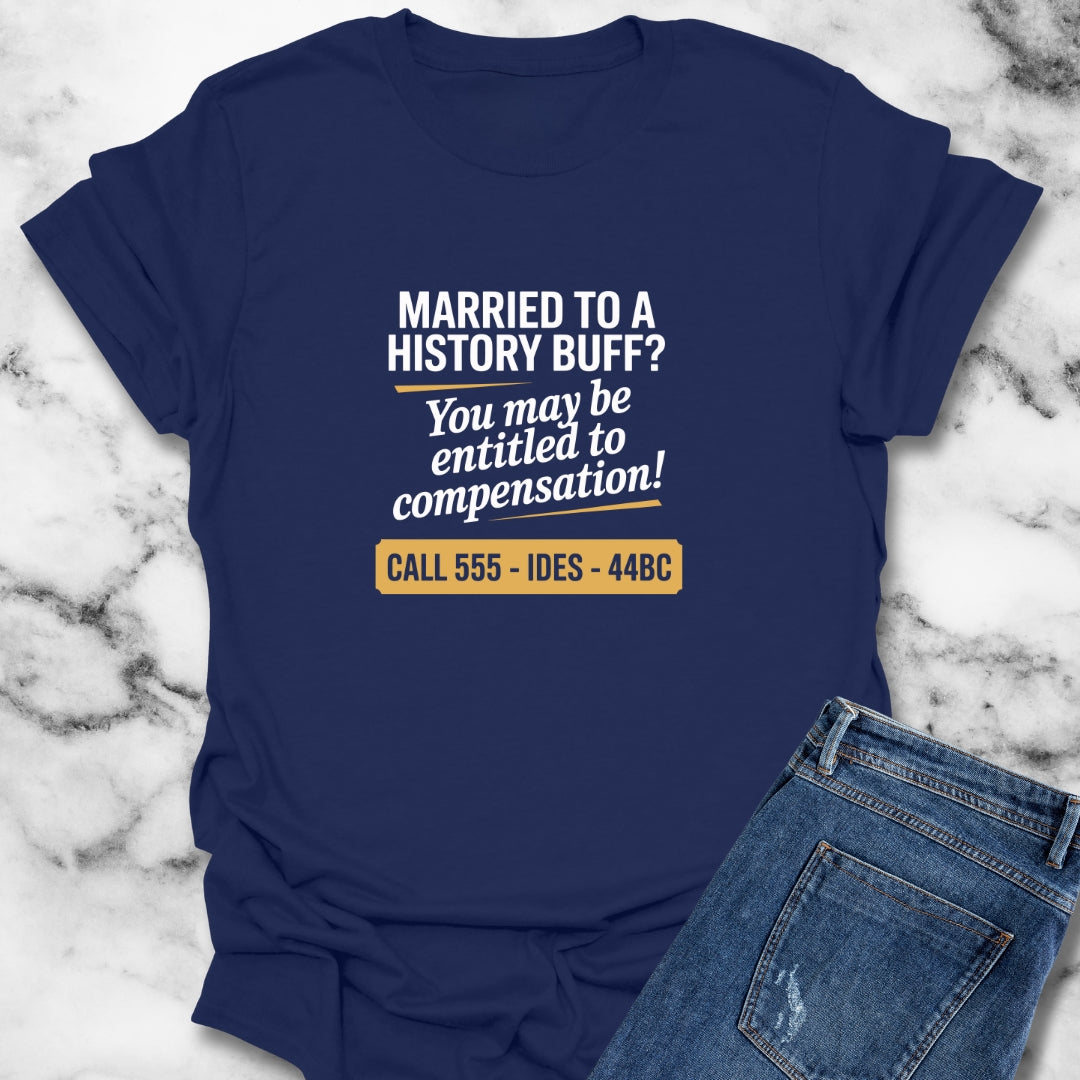Married to a History Buff Unisex Lightweight T-Shirt