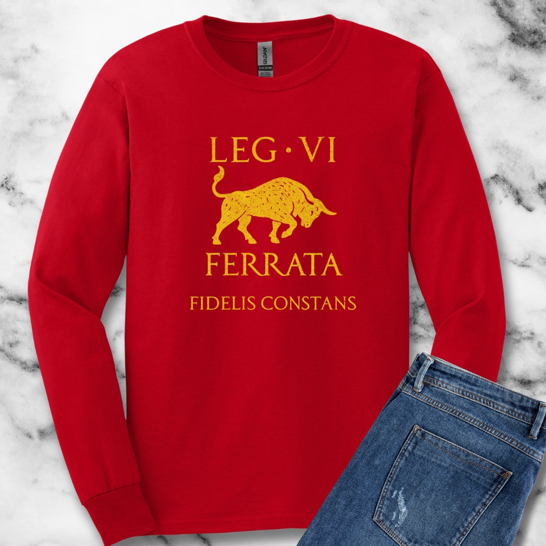 Legio VI Ferrata Bull Roman Legion Unisex Long Sleeve Tee