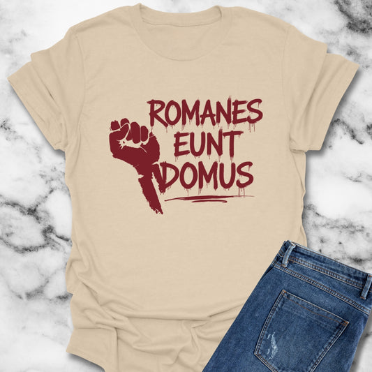 Romanes Eunt Domus Brian Latin Quote T-Shirt
