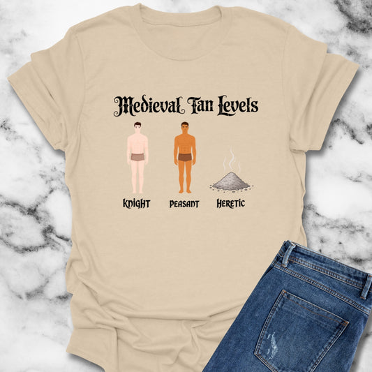 Medieval Tan Levels Heretic Unisex T-Shirt