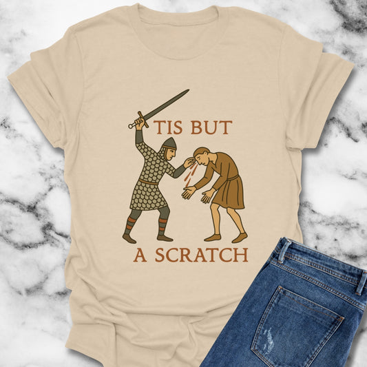 Tis But a Scratch Knights from Bayeux Tapestry T-Shirt