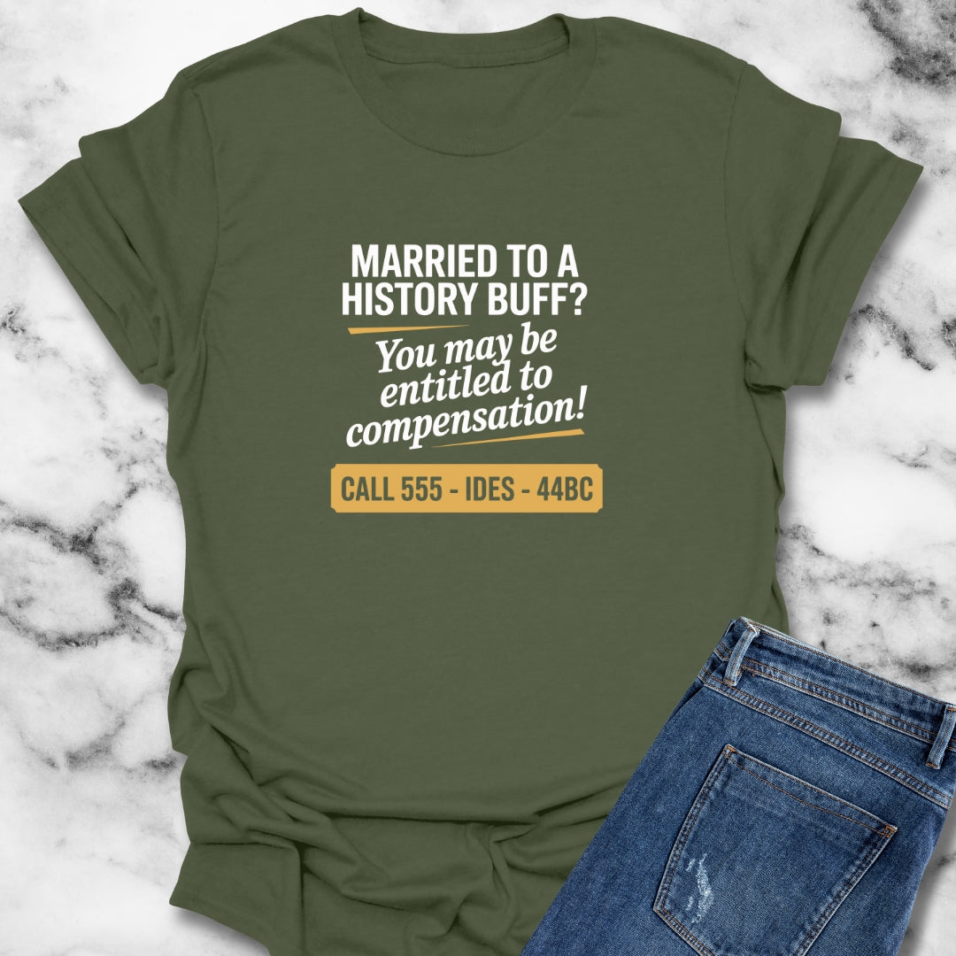Married to a History Buff Unisex Lightweight T-Shirt