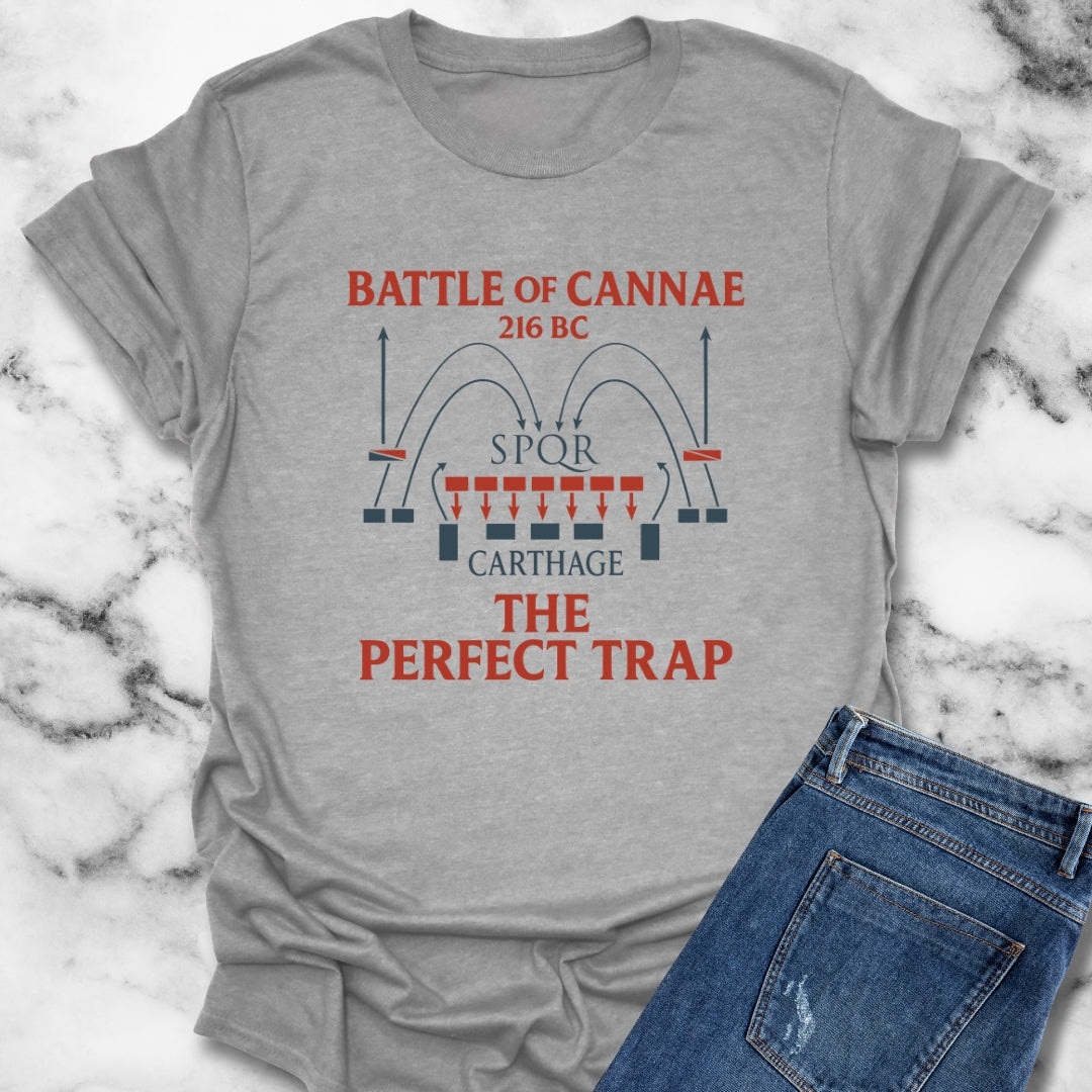 Battle Of Cannae the Perfect Trap Unisex Lightweight T-Shirt