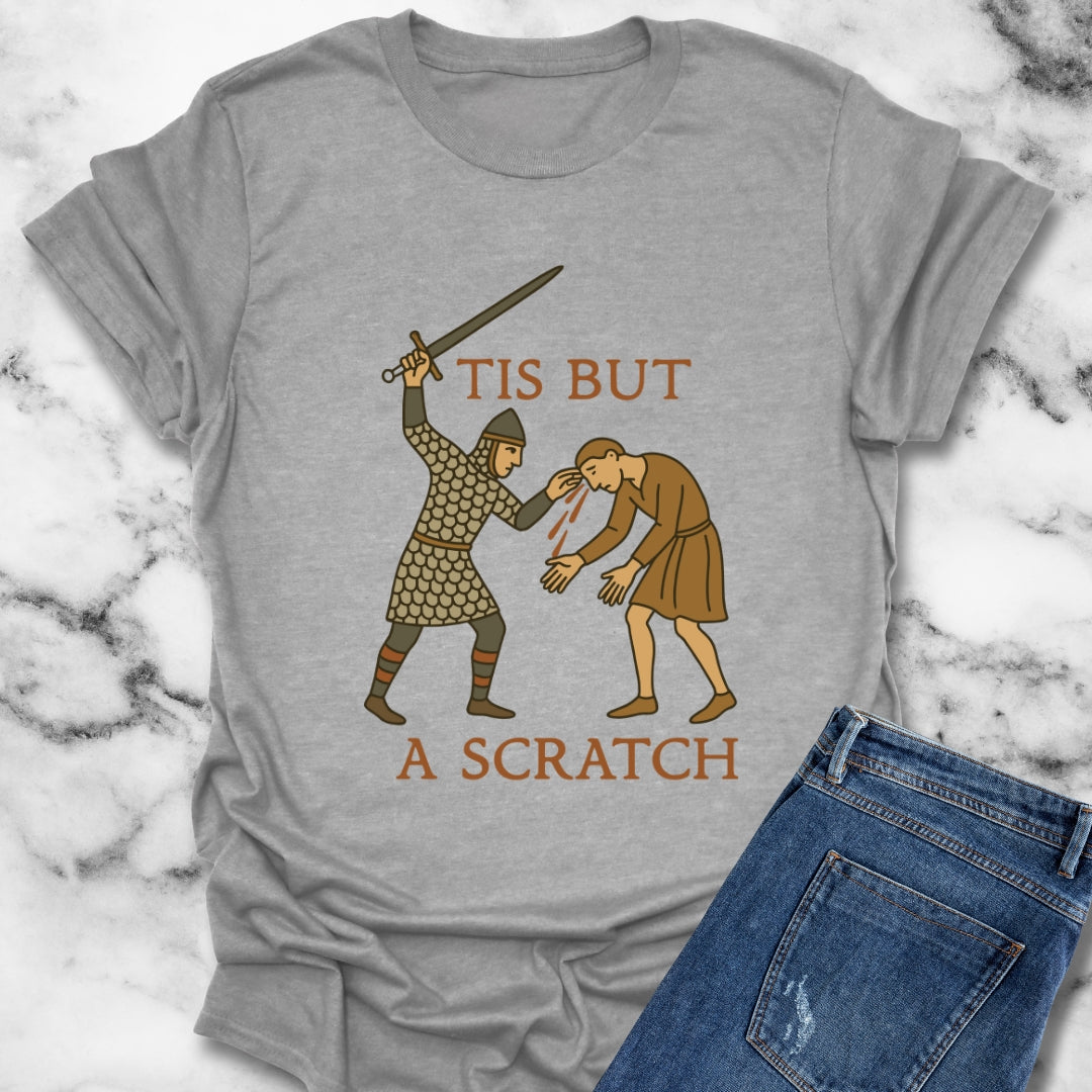 Tis But a Scratch Knights from Bayeux Tapestry T-Shirt