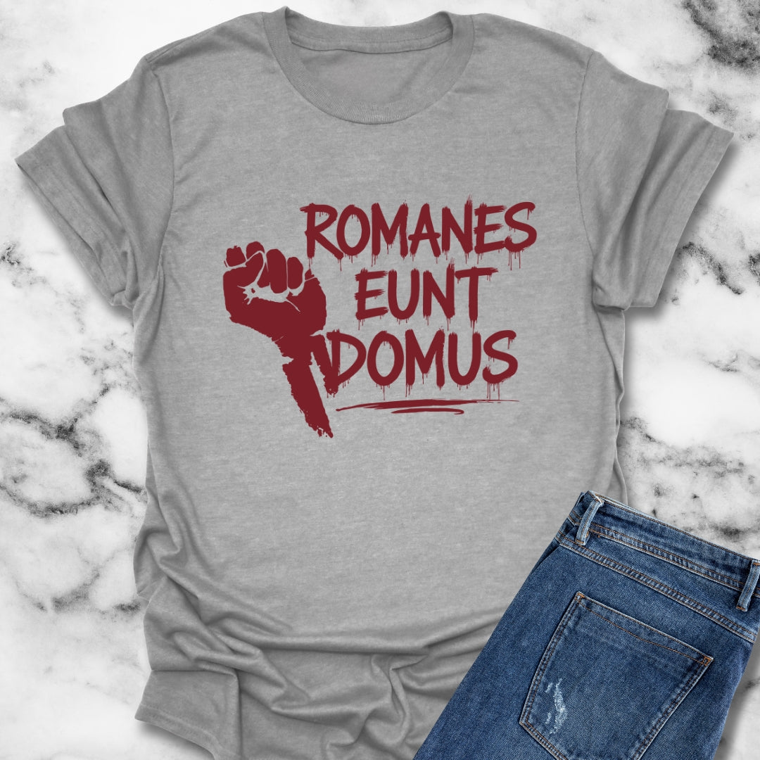 Romanes Eunt Domus Brian Latin Quote T-Shirt