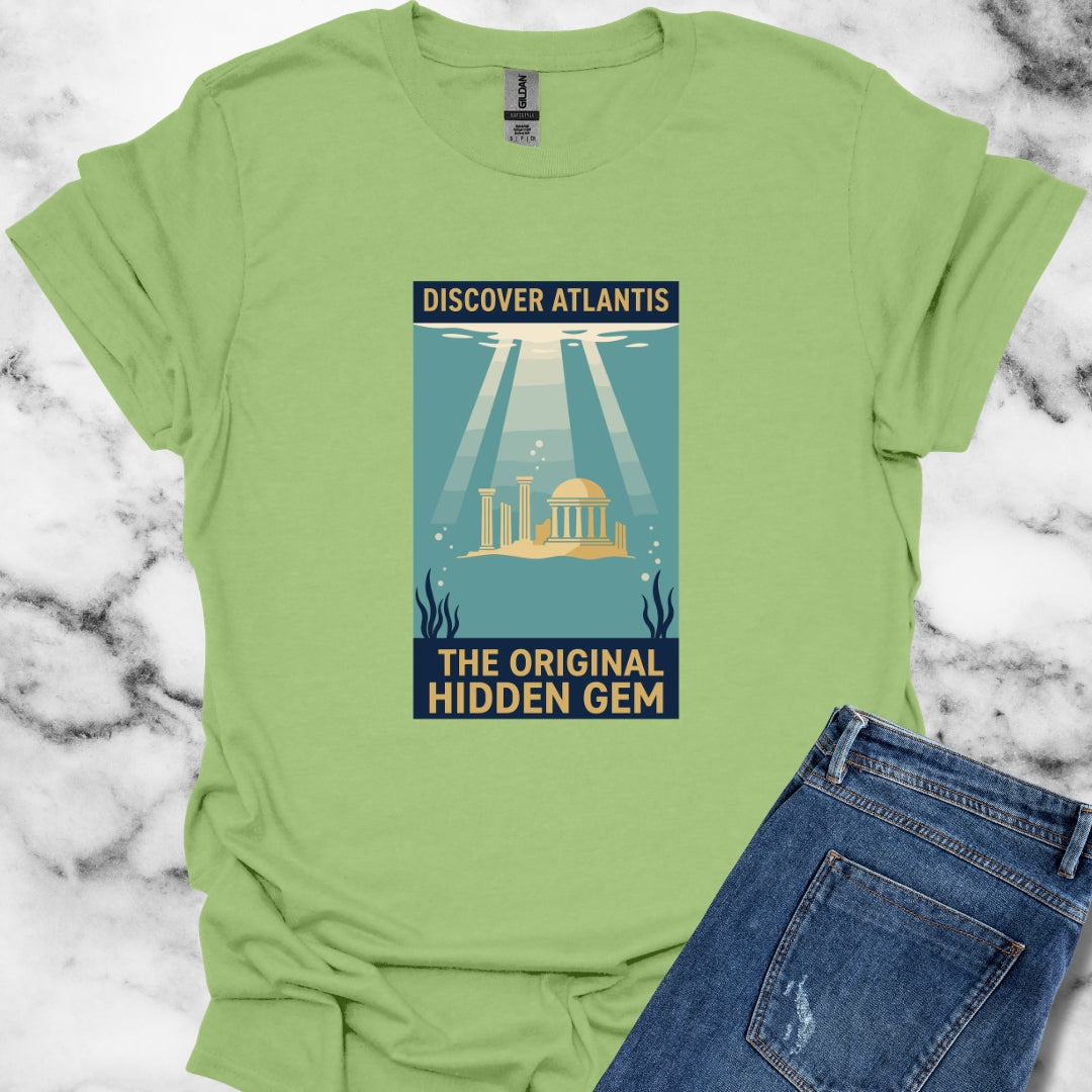 Visit Atlantis Retro Tourism T-Shirt