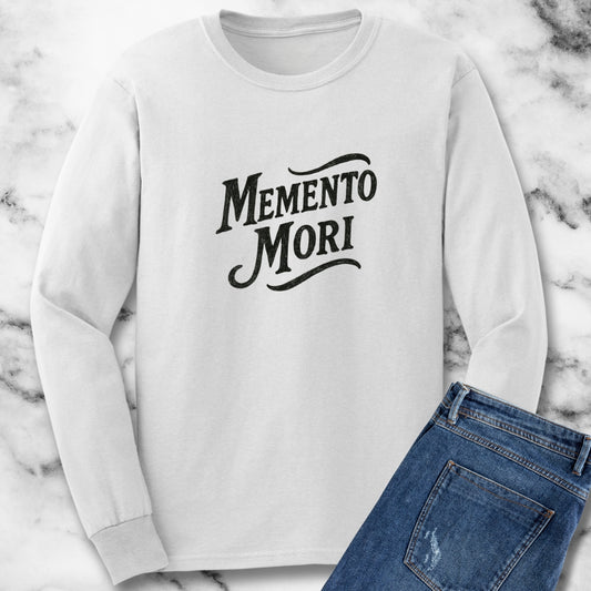 Memento Mori Stoic Remember You Will Die Unisex Long Sleeve Tee