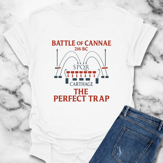 Battle Of Cannae the Perfect Trap Unisex Lightweight T-Shirt