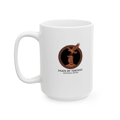 Aeschylus Death By Tortoise Ceramic Mug, (11oz, 15oz)