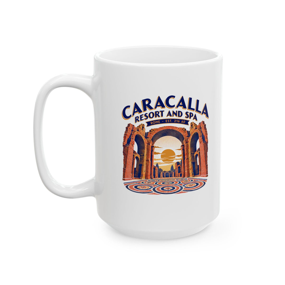Caracalla Resort & Spa Ceramic Mug, (11oz, 15oz)