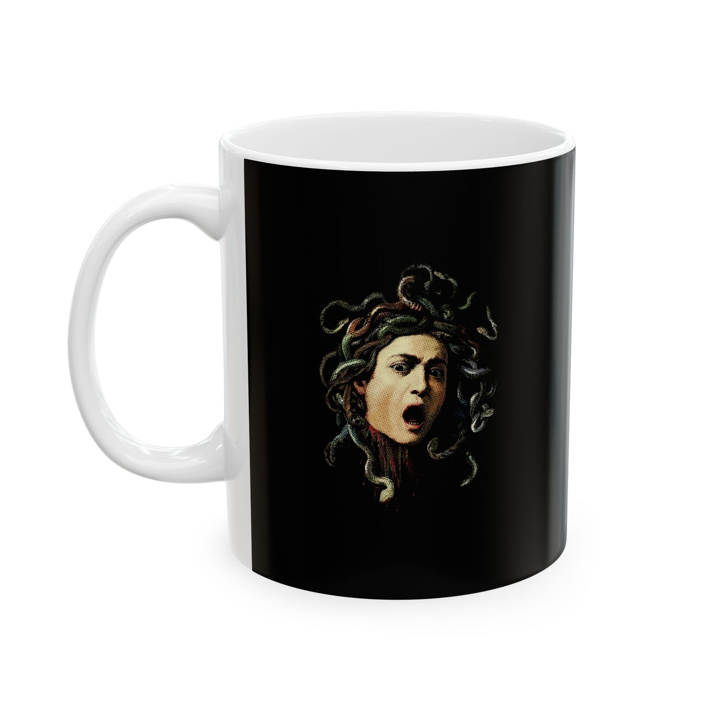 Caravaggio's Medusa  Ceramic Mug, (11oz, 15oz)