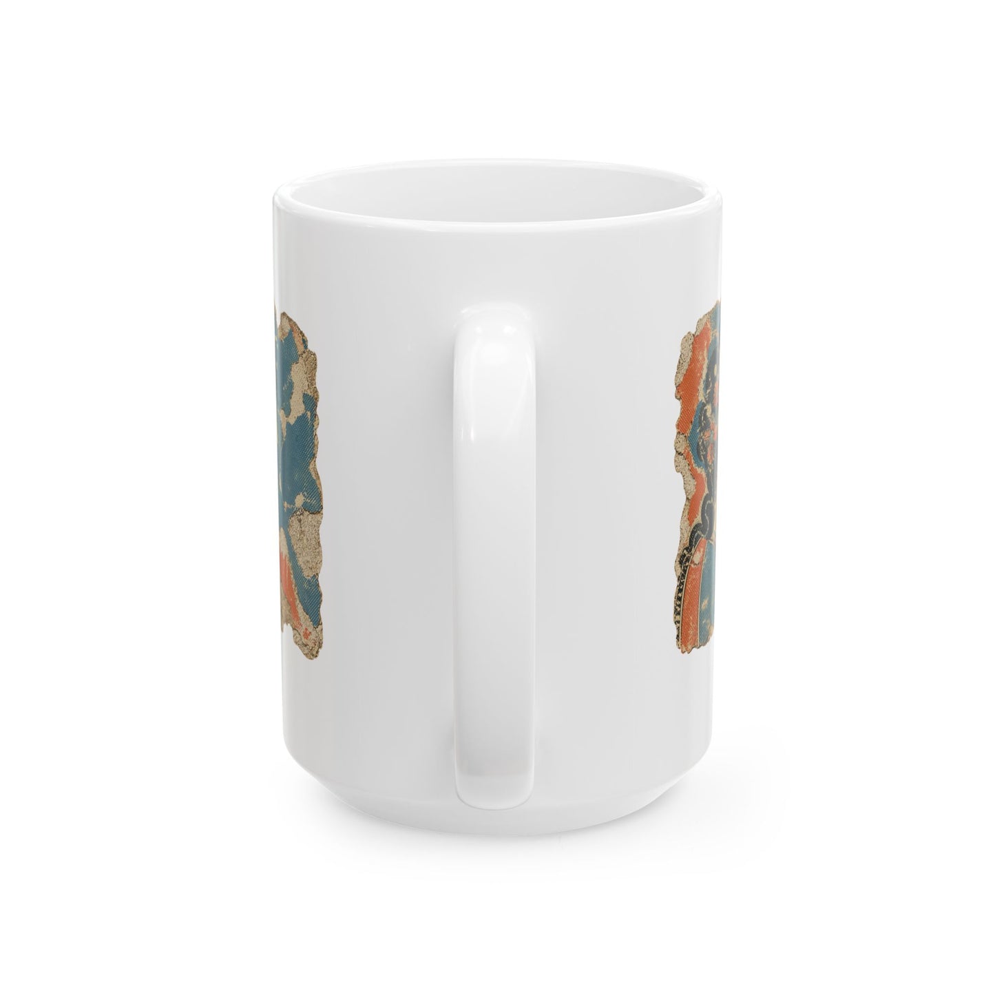 Knossos Minoan Blue Lady Fresco Ceramic Mug, (11oz, 15oz)