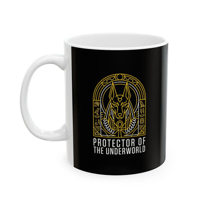 Anubis God of the Underworld Ceramic Mug, (11oz, 15oz)
