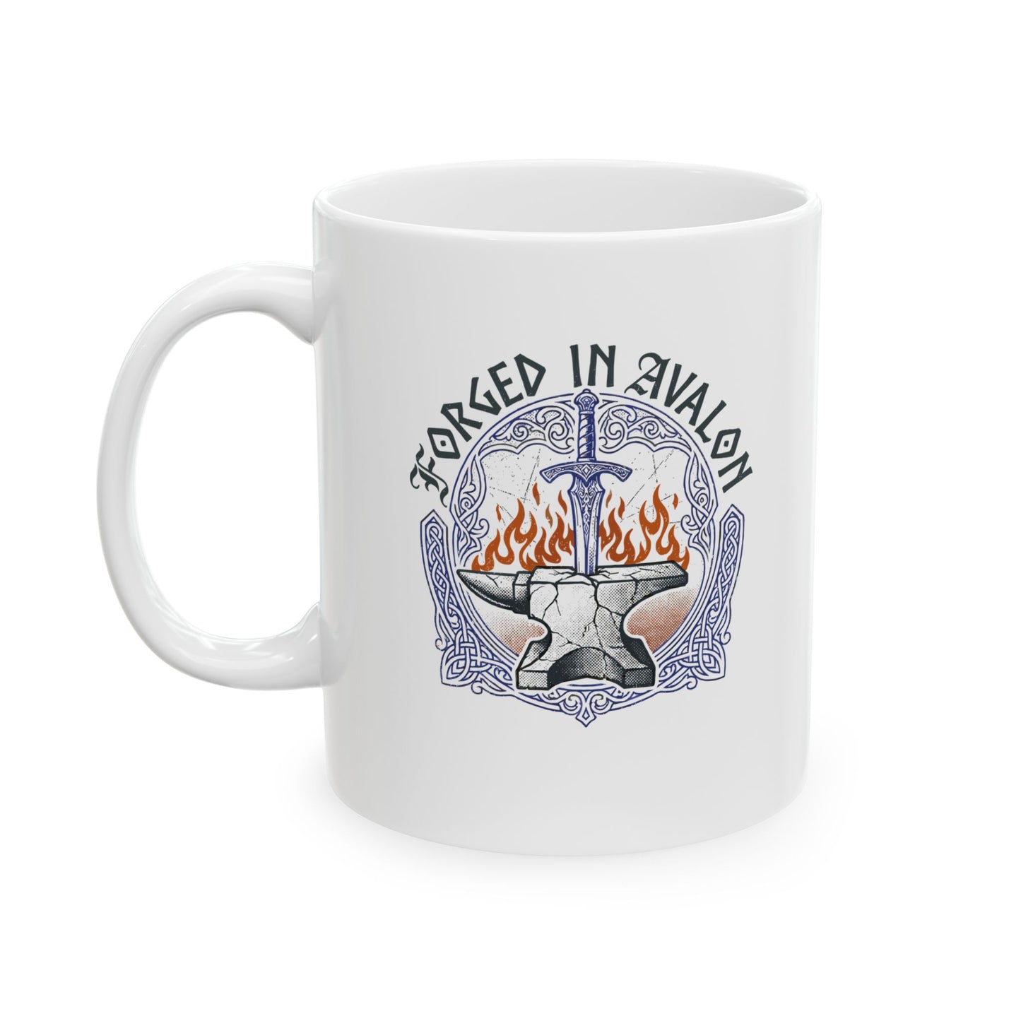 Excalibur Forged in Avalon Ceramic Mug, (11oz, 15oz)