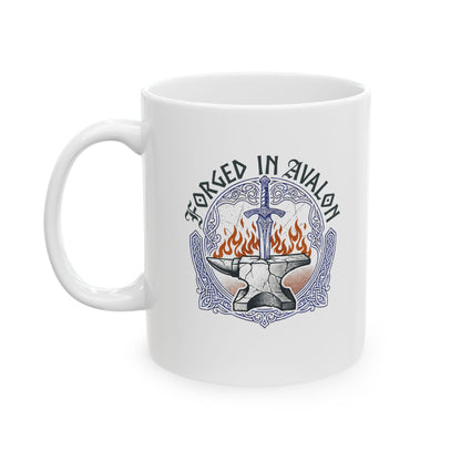 Excalibur Forged in Avalon Ceramic Mug, (11oz, 15oz)