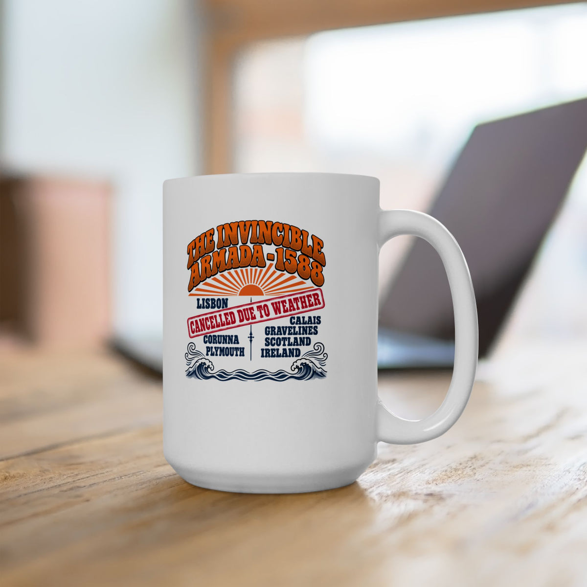 Invincible Armada Tour Dates Ceramic Mug, (11oz, 15oz)