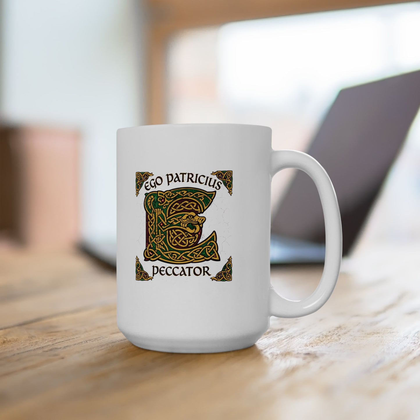 Saint Patrick Peccator Sinner Ceramic Mug, (11oz, 15oz)