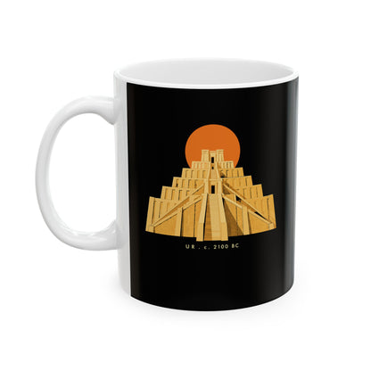 Ziggurat of Ur Ceramic Mug, (11oz, 15oz)