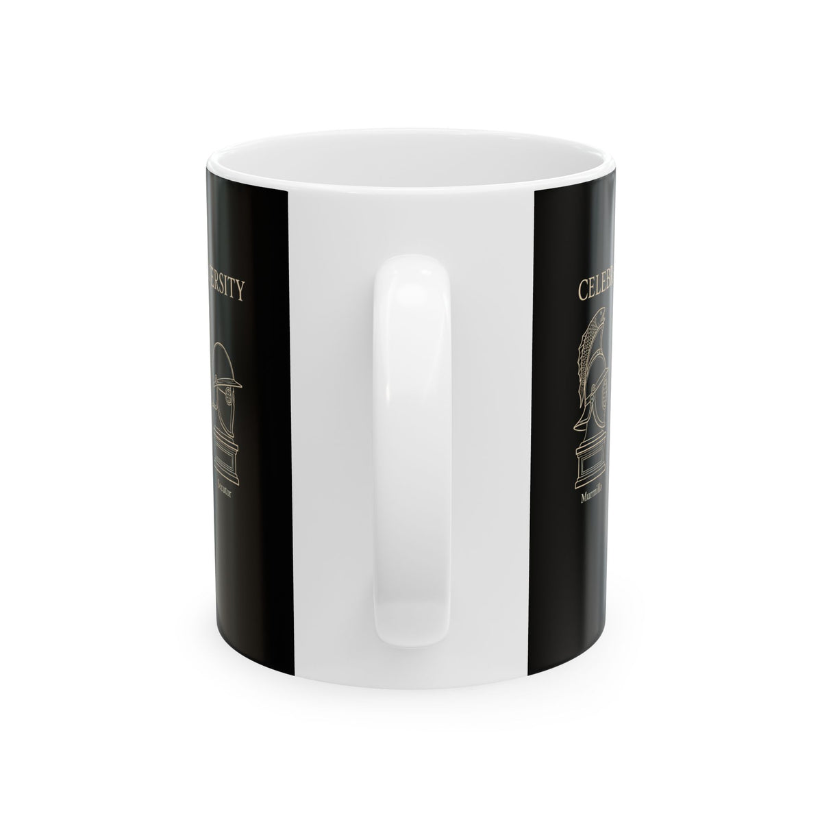 Celebrate Diversity Gladiator Helmets Ceramic Mug, (11oz, 15oz)