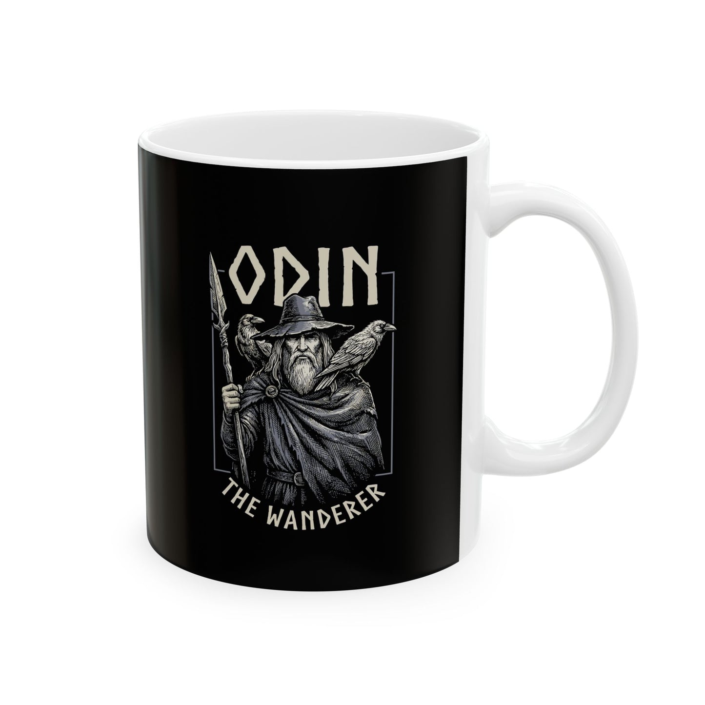 Odin the Wanderer Ceramic Mug, (11oz, 15oz)