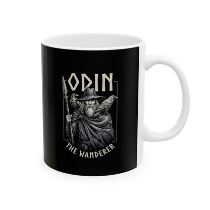 Odin the Wanderer Ceramic Mug, (11oz, 15oz)