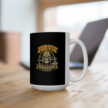 Jorvik Berserker Ceramic Mug, (11oz, 15oz)