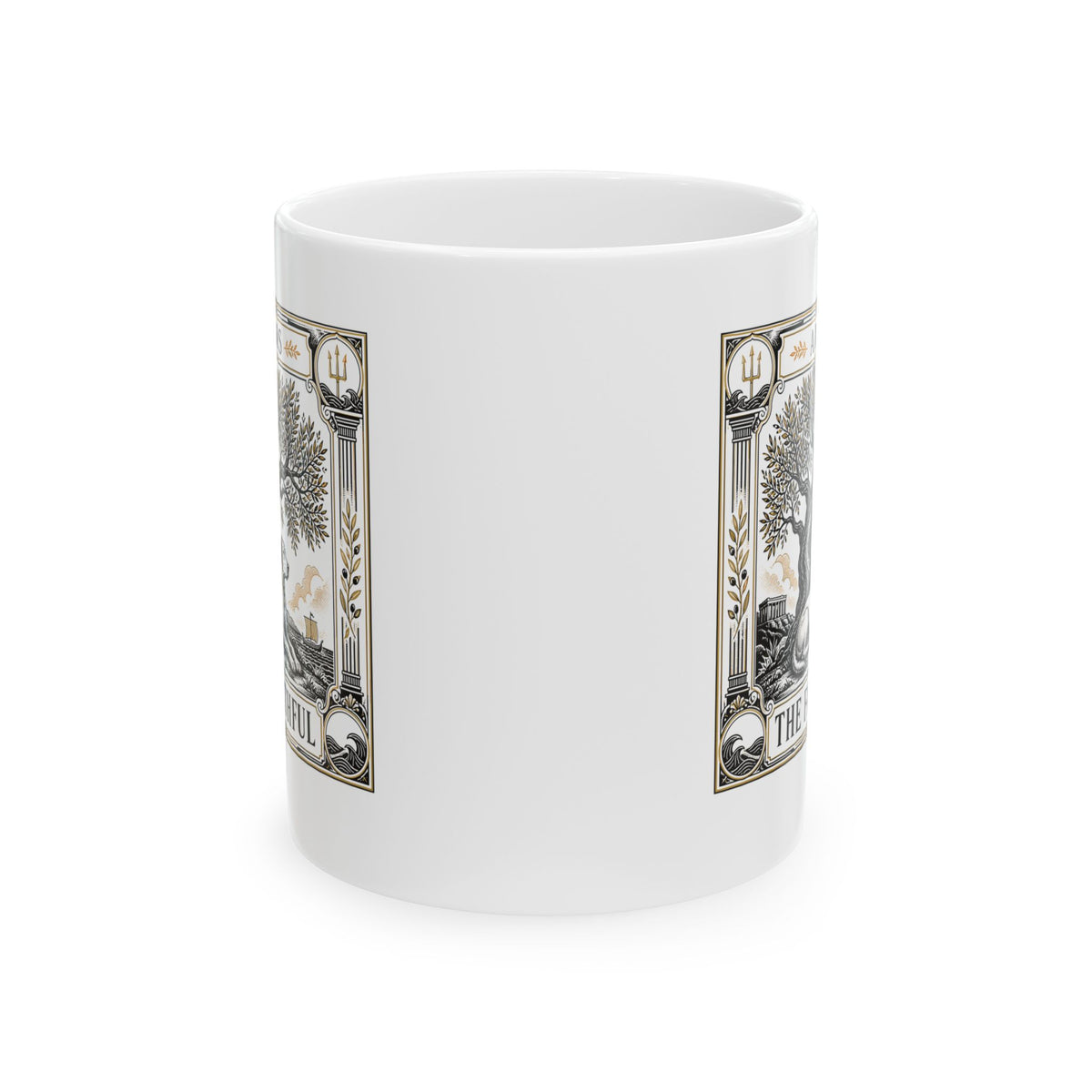 Faithful Argos Tarot Style Ceramic Mug, (11oz, 15oz)