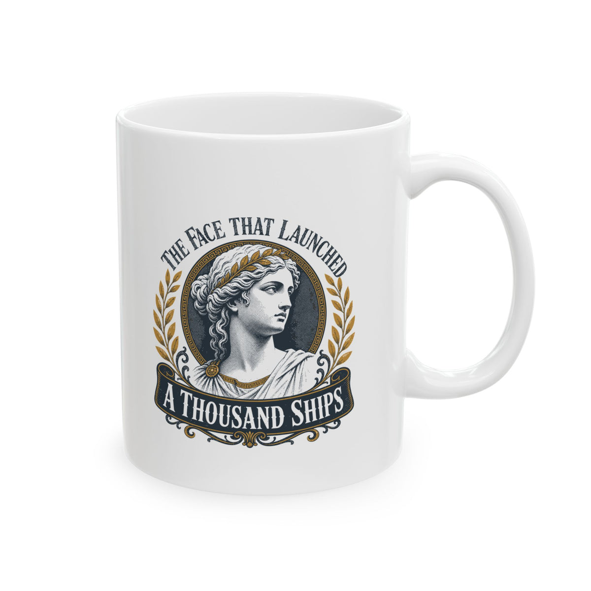 Helen of Troy Face a Thousand Ships Ceramic Mug, (11oz, 15oz)