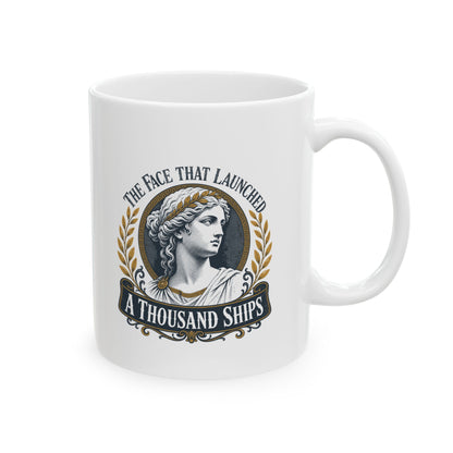 Helen of Troy Face a Thousand Ships Ceramic Mug, (11oz, 15oz)