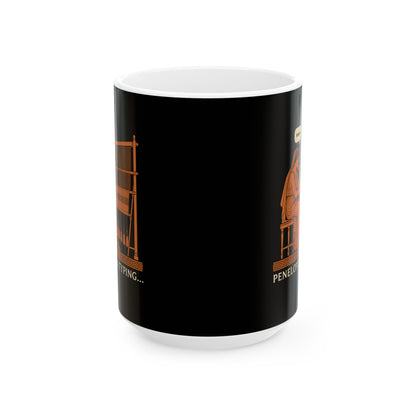 Odysseus Penelope Is Typing Red Figure Ceramic Mug, (11oz, 15oz)