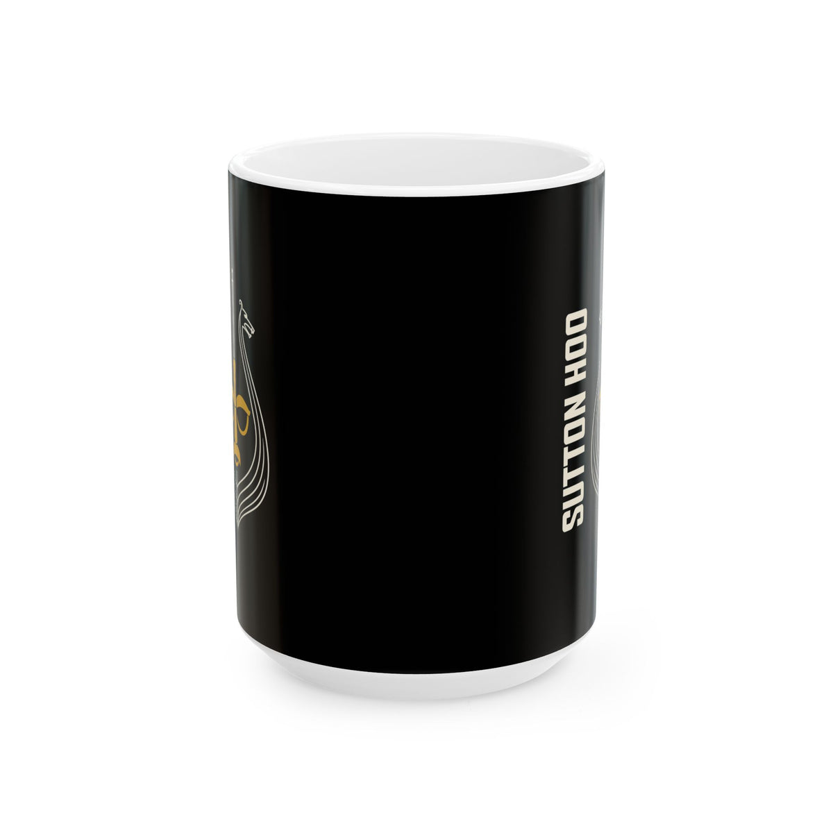 Minimalist Sutton Hoo Saxon Ceramic Mug, (11oz, 15oz)