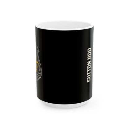 Minimalist Sutton Hoo Saxon Ceramic Mug, (11oz, 15oz)