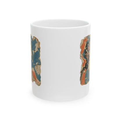 Knossos Minoan Blue Lady Fresco Ceramic Mug, (11oz, 15oz)