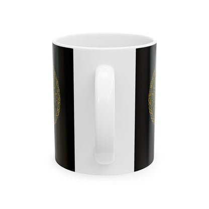 Druid Oak Deer Ceramic Mug, (11oz, 15oz)