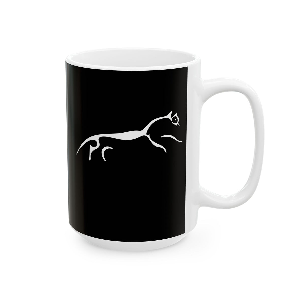 White Horse of Uffington Ceramic Mug, (11oz, 15oz)