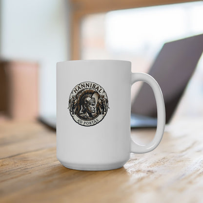 Hannibal Ad Portas Medallion Ceramic Mug, (11oz, 15oz)