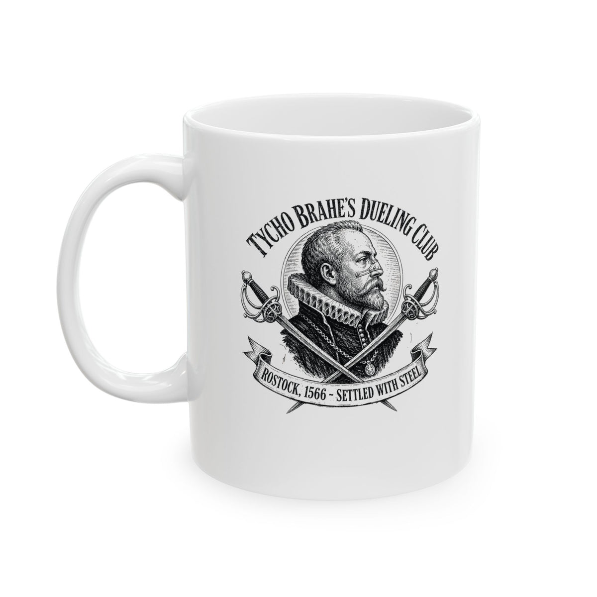 Tycho Brahe's Dueling Club Ceramic Mug, (11oz, 15oz)