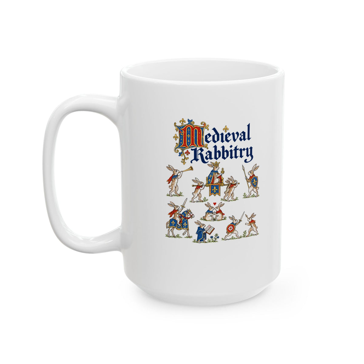 Medieval Rabbitry Ceramic Mug, (11oz, 15oz)