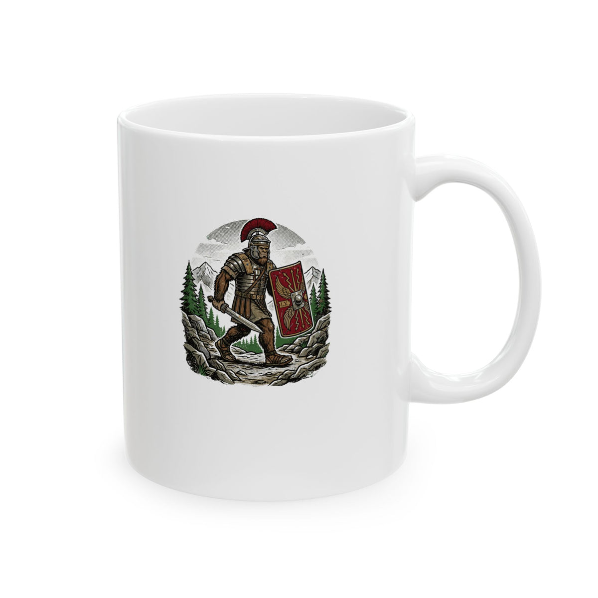 Bigfoot Centurion Ceramic Mug, (11oz, 15oz)