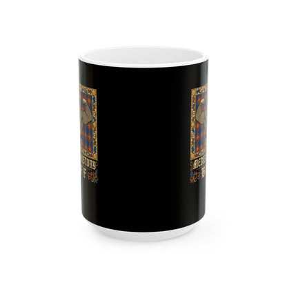 Medieval History Buff Knight Ceramic Mug, (11oz, 15oz)
