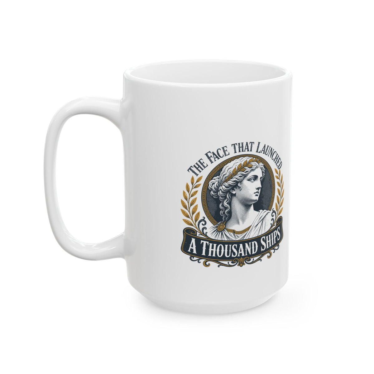 Helen of Troy Face a Thousand Ships Ceramic Mug, (11oz, 15oz)