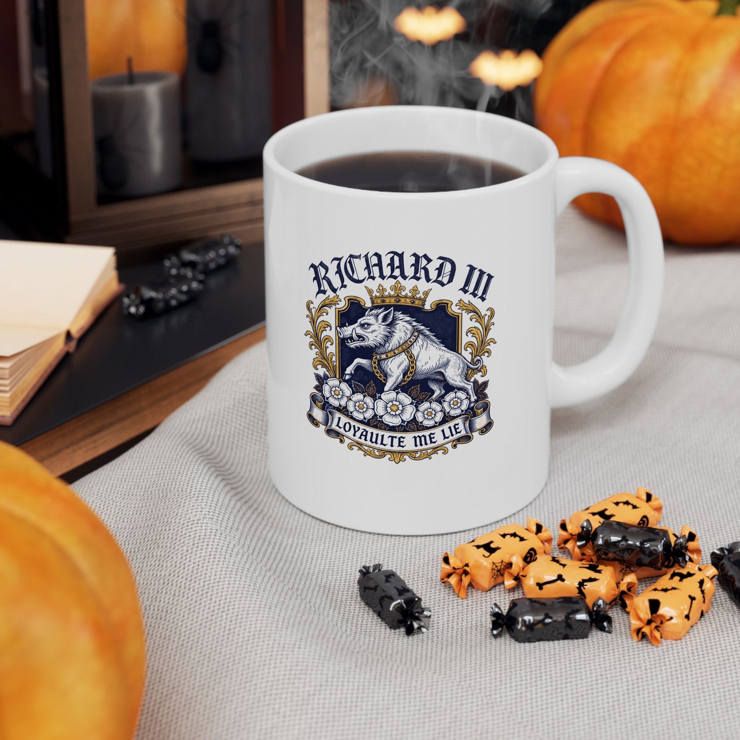 Richard III Boar Insignia Ceramic Mug, (11oz, 15oz)