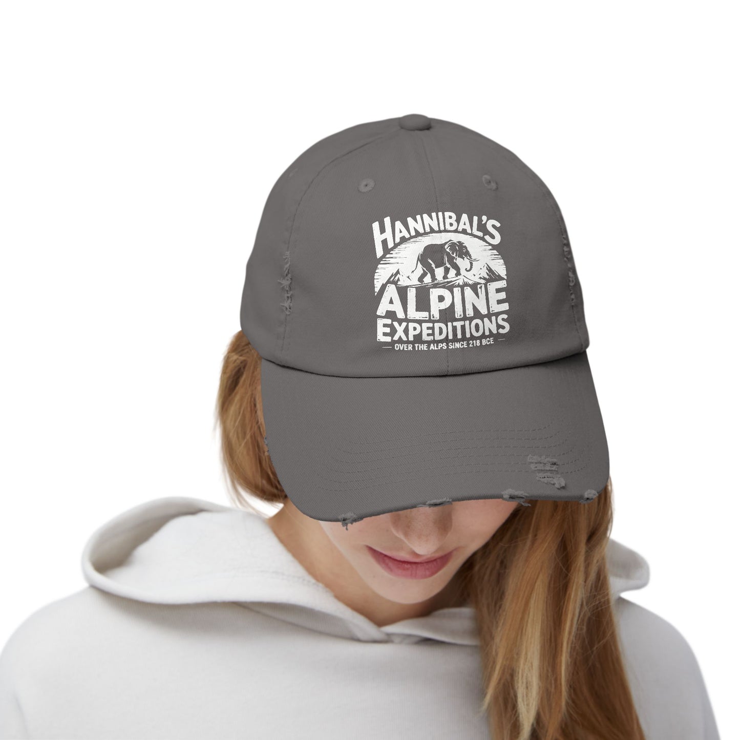 Hannibal's Alpine Expeditions Unisex Distressed Cap