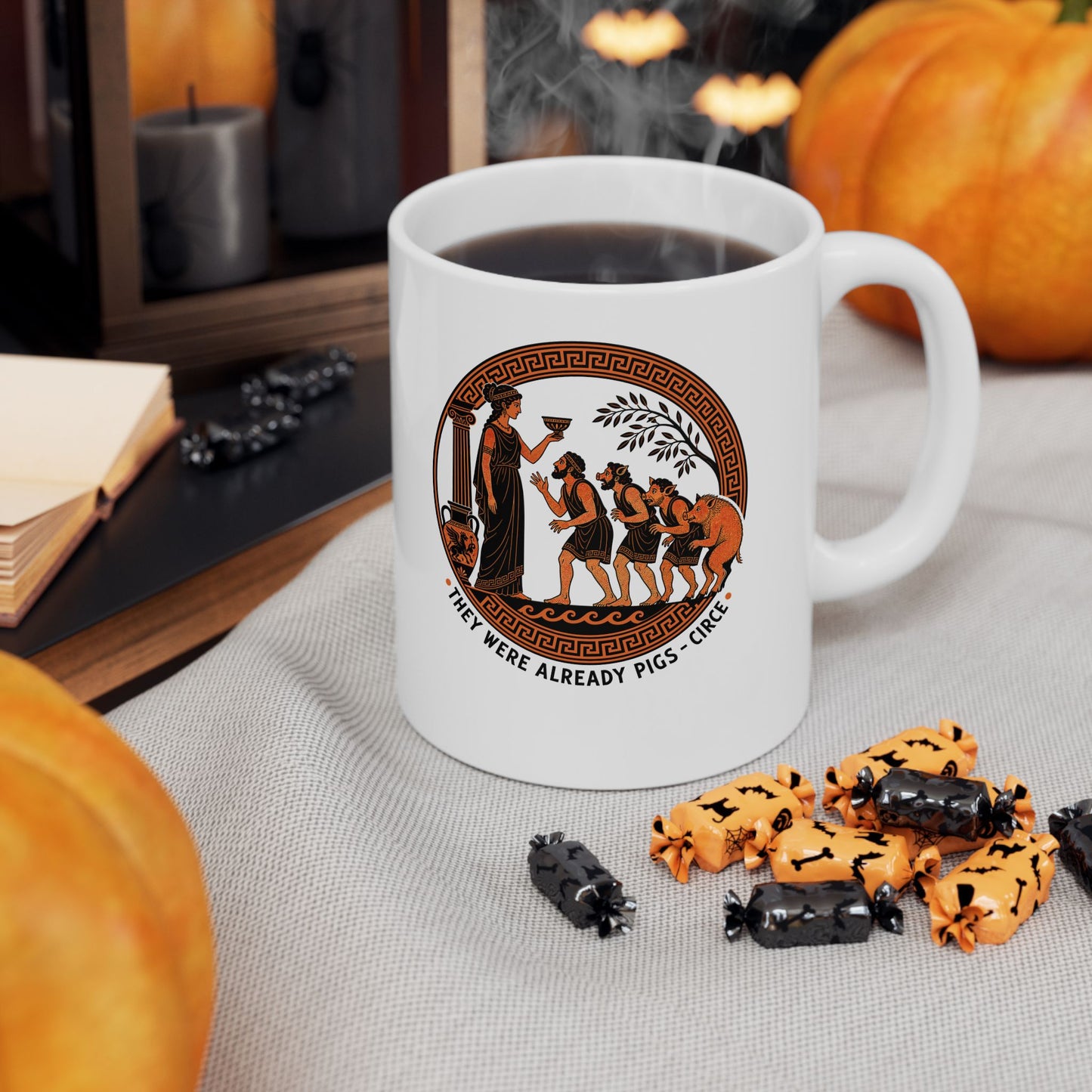 They Were Already Pigs Circe Ceramic Mug, (11oz, 15oz)