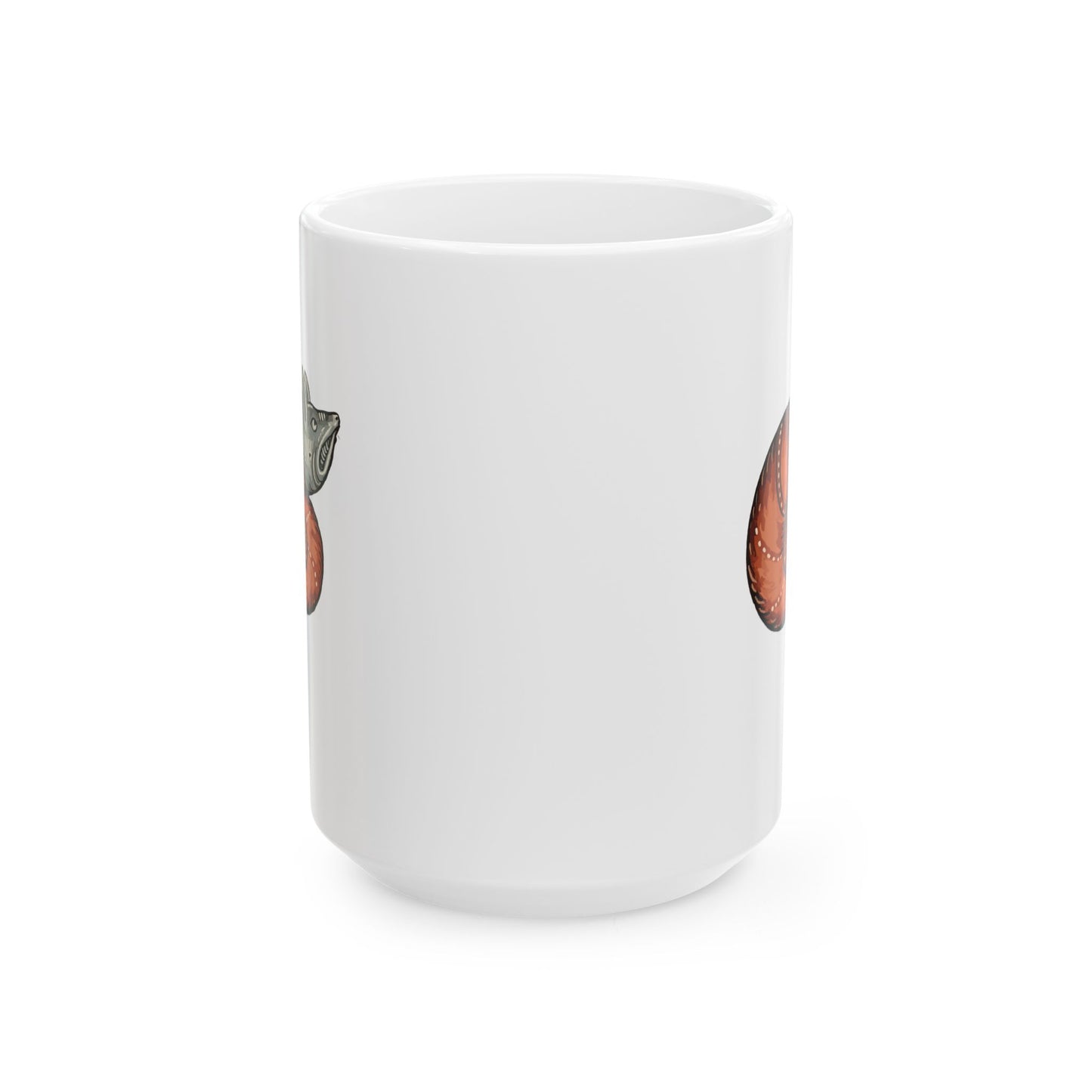 Snail Rat Hybrid Medieval Marginalia Ceramic Mug, (11oz, 15oz)