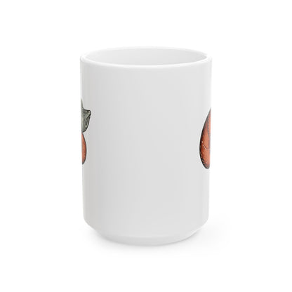 Snail Rat Hybrid Medieval Marginalia Ceramic Mug, (11oz, 15oz)