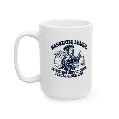 Hanseatic League Supply Chain Issues Ceramic Mug, (11oz, 15oz)