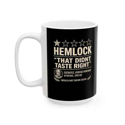 Hemlock Review Socrates Ceramic Mug, (11oz, 15oz)