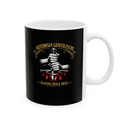 Artemesia Gentileschi Painter Ceramic Mug, (11oz, 15oz)